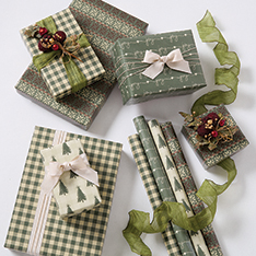 Farmhouse 4-Roll Wrap Pack with Gridlines
