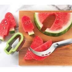 Watermelon Slice-N-Serve Tool & Pop Slicer  (Servidor Con Pop Cortador De Sandia) — view details