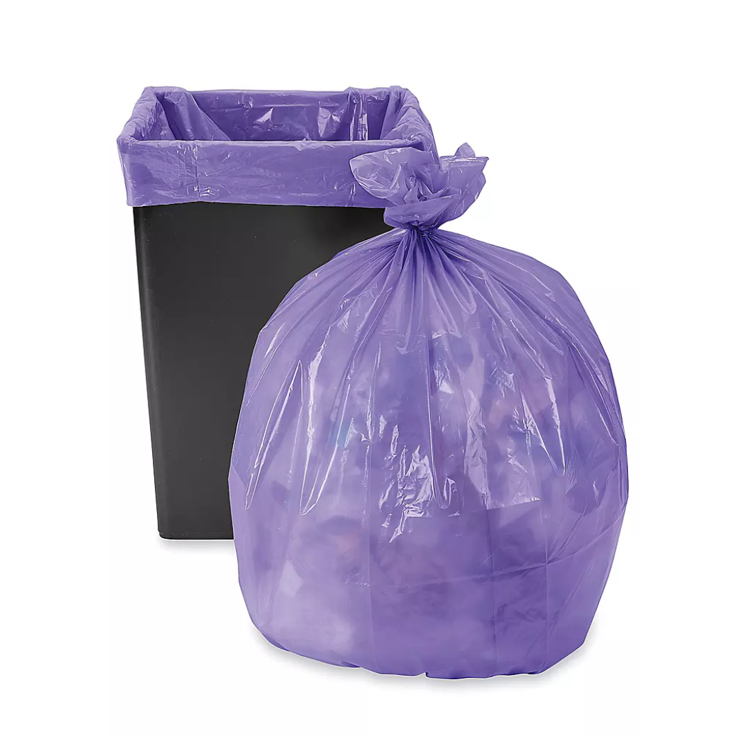 18 Gallon Purple Trash Bags — view details