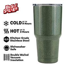 Hunter Green 30oz Stainless Steel Tumbler — view details