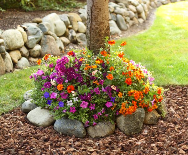 Shady Annual Tree Ring-Flower Mat — view details