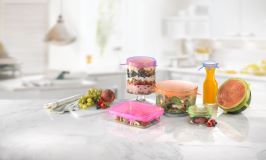 Reusable Stretch & Seal Covers - Set of 6 (Colección de 6 tapas reutilizables, estiradas y selladas) — view details