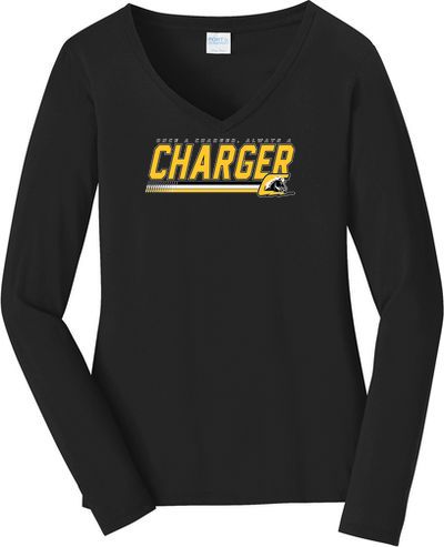 Women's Long Sleeve Fan Favorite V-Neck Tee — view details