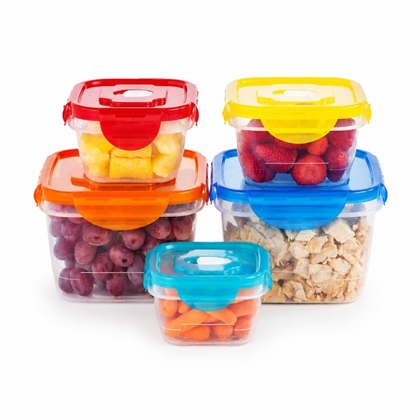 Square Microwavable Storage Containers Set of 5 — view details