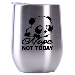 Nope Not Today - White 12oz Digital Print — view details