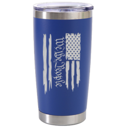 We the People - Royal Blue 20oz Laser Etched — view details