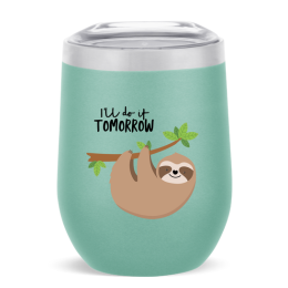 I'll Do It Tomorrow - Green 12oz Digital Print — view details