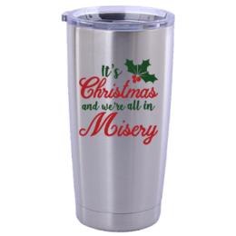 Christmas Misery - Silver 20oz Digital Print — view details
