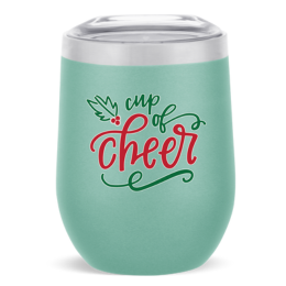 Cup Of Cheer - Seafoam Green 12oz Digital Print — view details