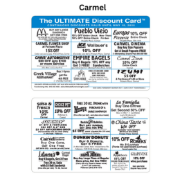 Carmel Discount Card — view details