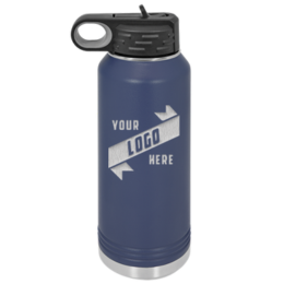 Navy Blue Polar Camel 32oz - Custom 2 Laser Etched — view details