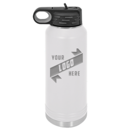 White Polar Camel 32oz - Custom 2 Laser Etched — view details