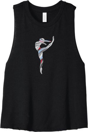 Women’s Racerback Cropped Tank — view details