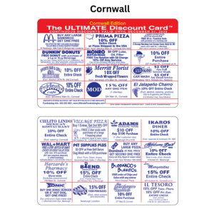 Cornwall Discount Card — view details