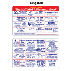 Kingston Discount card — view details