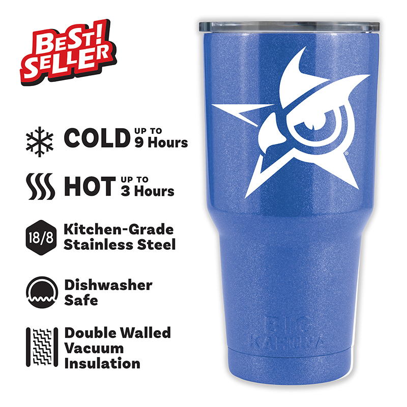 CUSTOM LOGO Ocean Blue 30oz Stainless Steel Tumbler — view details