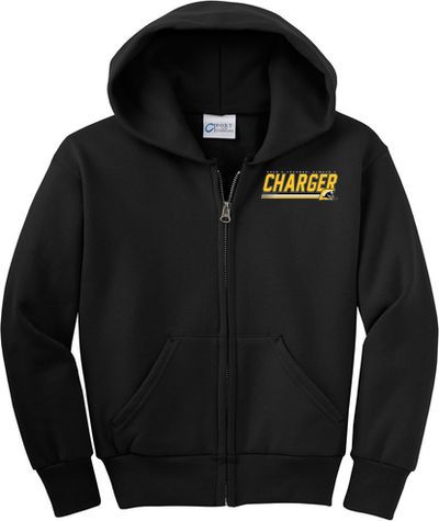 Youth Core Fleece Full-Zip Hooded Sweatshirt — view details