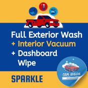 SPARKLE - Full Wash + Vacuum + Dashboard Wipe — view details