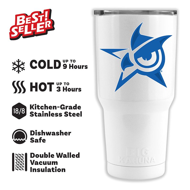 CUSTOM LOGO White 30oz Stainless Steel Tumbler — view details