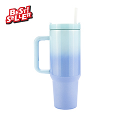 Ocean Blue Ombre 40oz Stainless Steel Tumbler — view details
