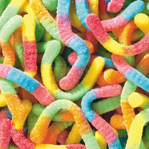Neon Sour Gummi Worms — view details