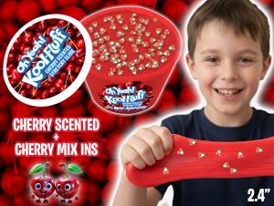 KOOL FLUFF CHERRY SCENTED BUTTER SLIME WITH CHERRY MIX INS — view details