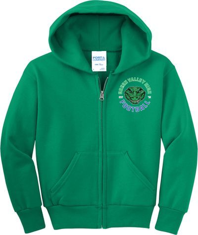 Youth Core Fleece Full-Zip Hooded Sweatshirt — view details