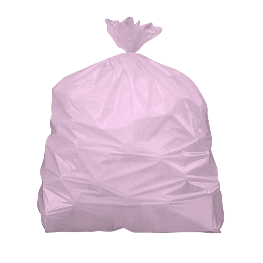 39 Gallon Pink Trash Bags — view details