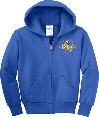 Youth Core Fleece Full-Zip Hooded Sweatshirt — view details