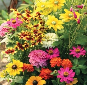 Butterfly Garden Flower Mat