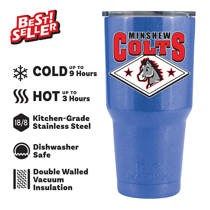 CUSTOM LOGO Ocean Blue 30oz Stainless Steel Tumbler — view details