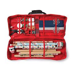Plaid Gift Wrap Supply & Storage Tote — view details