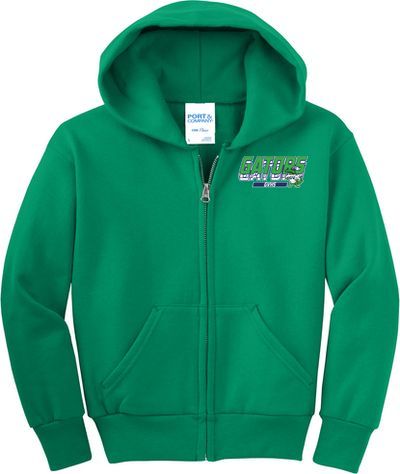 Youth Core Fleece Full-Zip Hooded Sweatshirt — view details