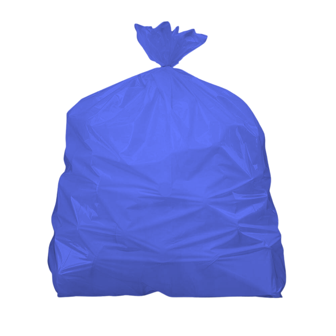 39 Gallon Blue Trash Bags — view details
