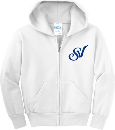 Youth Core Fleece Full-Zip Hooded Sweatshirt — view details