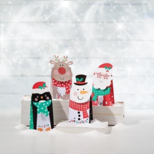 Warm Wishes Flip-Top Treat Bags - Set of 8
