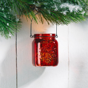 Snowflake Mason Jar Votive Holder — view details