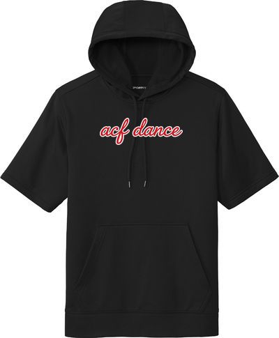 Sport-Wick Fleece Short Sleeve Hooded Pullover — view details