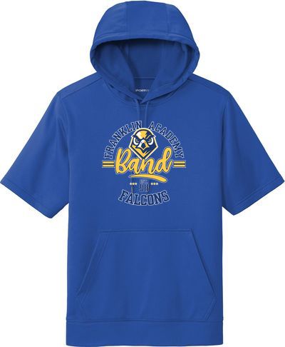 Sport-Wick Fleece Short Sleeve Hooded Pullover — view details