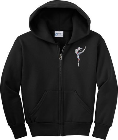 Youth Core Fleece Full-Zip Hooded Sweatshirt — view details