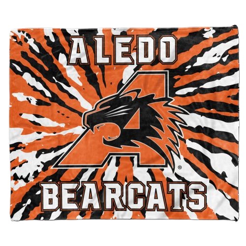 ALEDO BEARCATS TEAM THROW (50in x 60in BLANKET) DESIGN 4 — view details