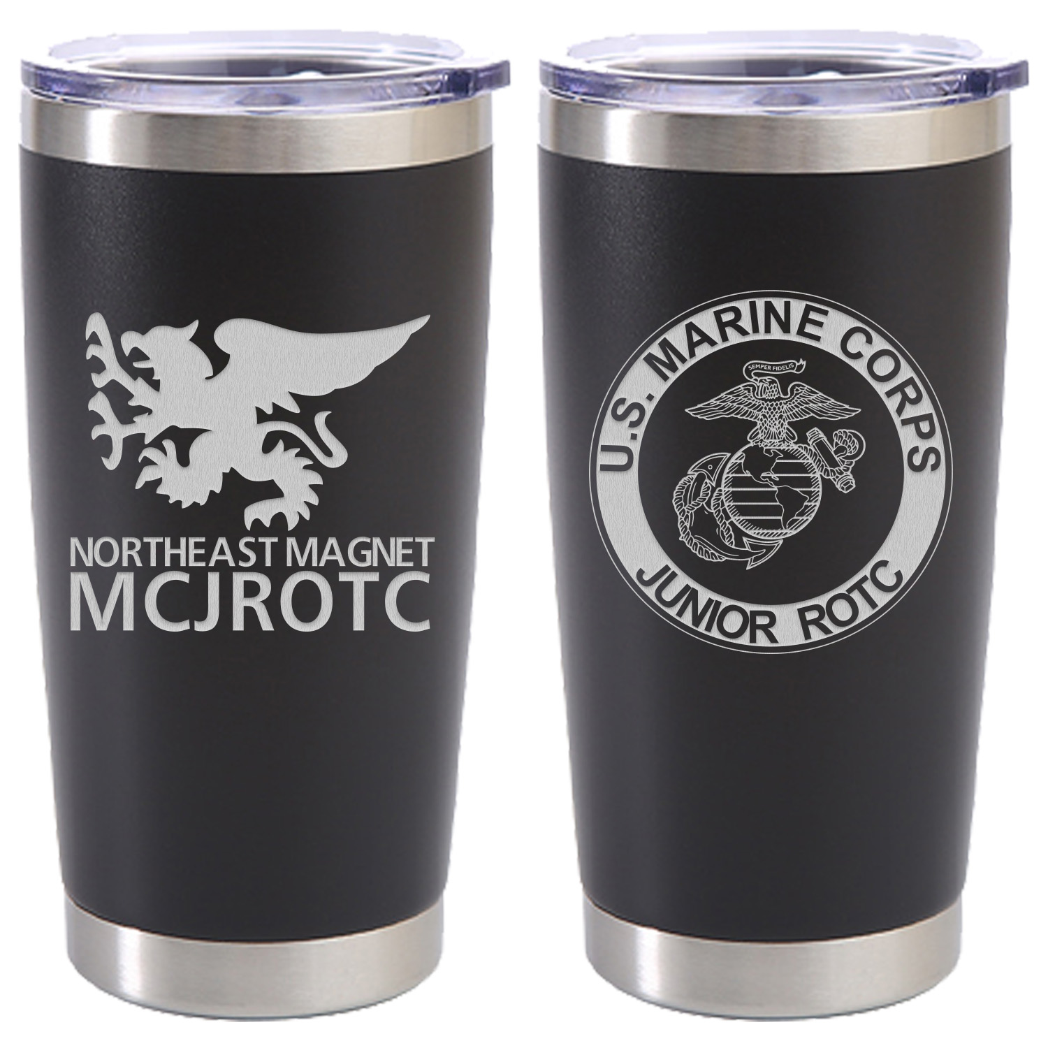 Black Tahoe 20oz - Custom 1 Laser Etched — view details