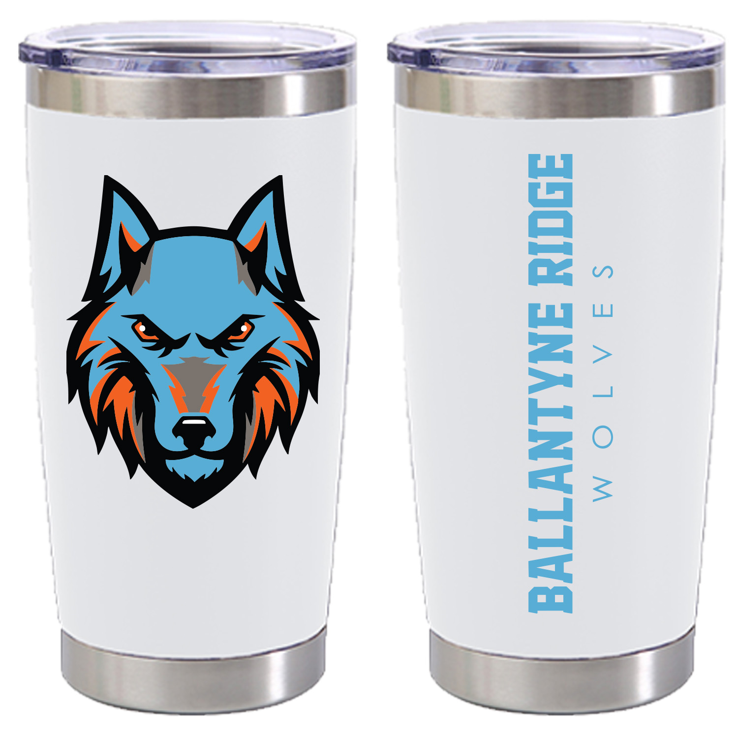 White Tahoe 20oz - Ballantyne Ridge High School Wolves — view details