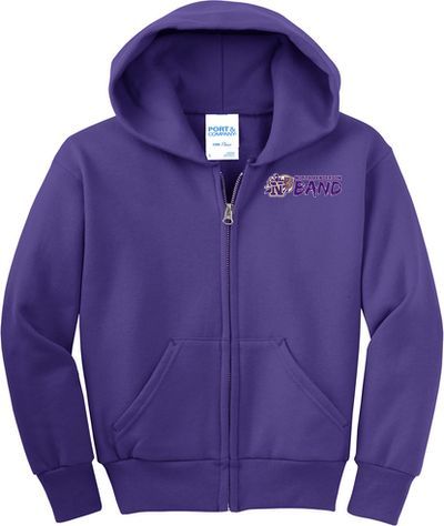 Youth Core Fleece Full-Zip Hooded Sweatshirt — view details