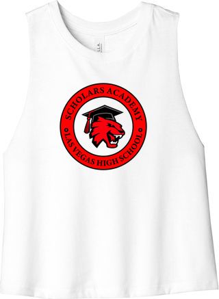 Women’s Racerback Cropped Tank - view details