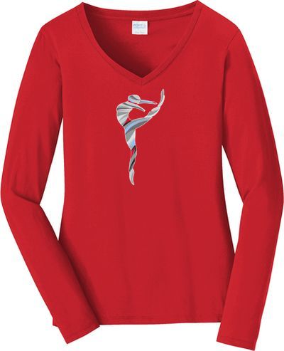 Women's Long Sleeve Fan Favorite V-Neck Tee — view details