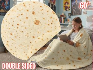 60" ROUND TORTILLA BLANKET — view details