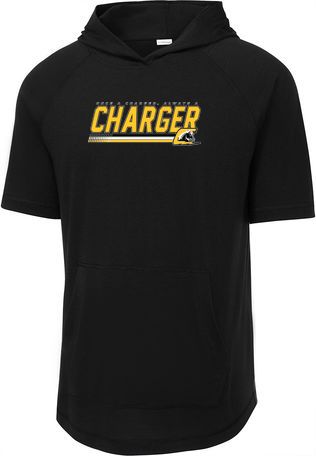 PosiCharge Tri-Blend Wicking Short Sleeve Hoodie — view details