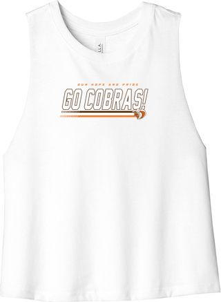 Women’s Racerback Cropped Tank — view details