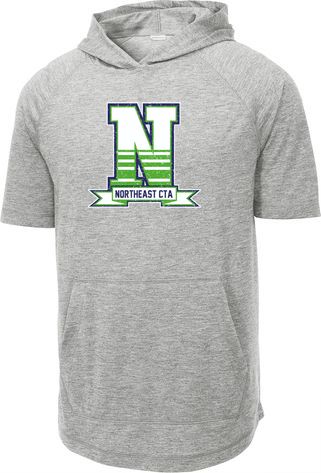 PosiCharge Tri-Blend Wicking Short Sleeve Hoodie — view details